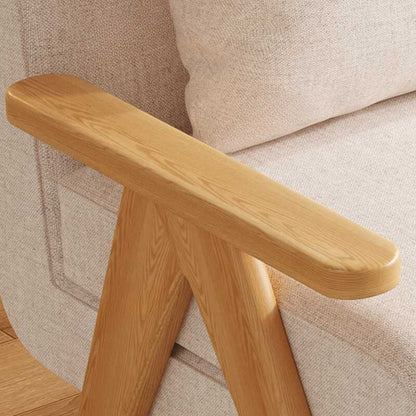 Sofá-Cama Retrátil 3 em 1 com Chaise - 2 Almofadas e Tecido Premium