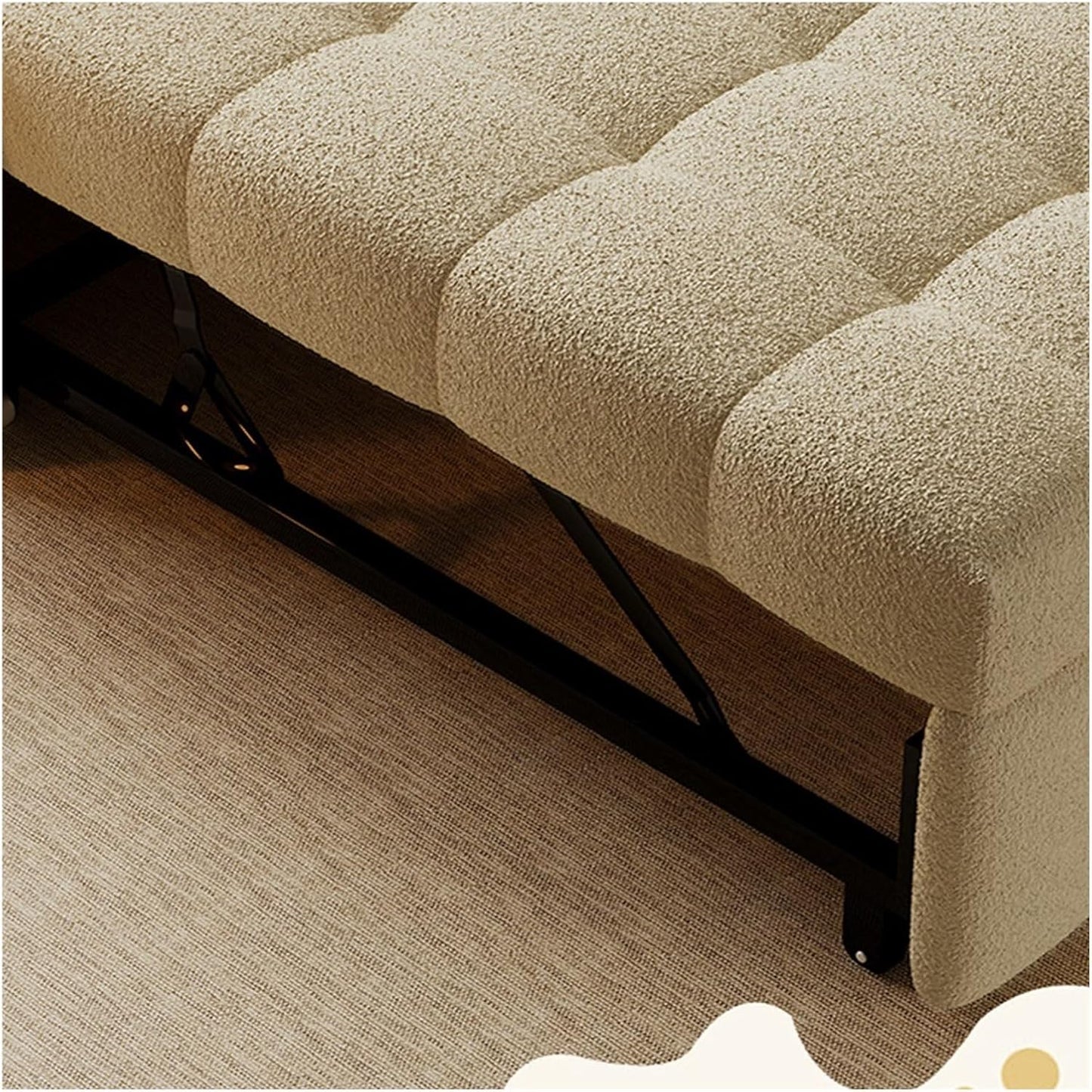 Sofá-Cama Dobrável e Conversível 3 em 1