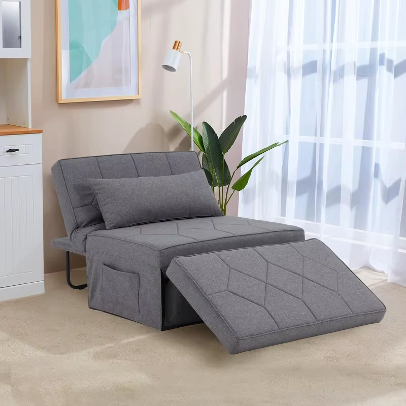 Sofá-Cama Dobrável 4 em 1: Versatilidade e Conforto em um Só Produto